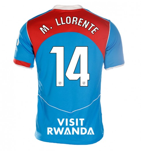 Ženske Nogometnih dresov Atletico Madrid Marcos Llorente #14 Tretji 2025-26 Kratki rokavi Ženske Nogometnih dresov Atletico Madrid Marcos Llorente #14 Tretji 2025-26 Kratki rokavi